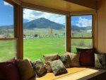 Views of Mt Maurice from the living room at Elk Ridge